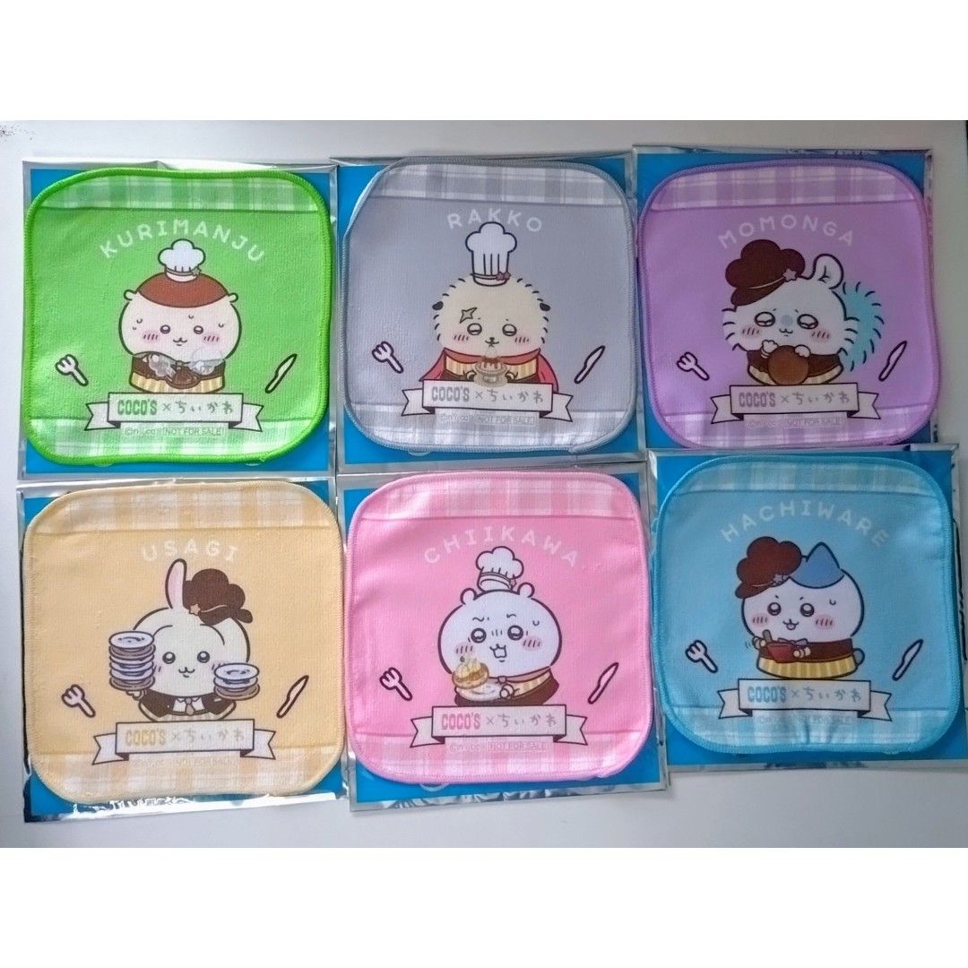 ココス ちいかわ ミニタオル 全6種コンプリート 6枚セット 新品