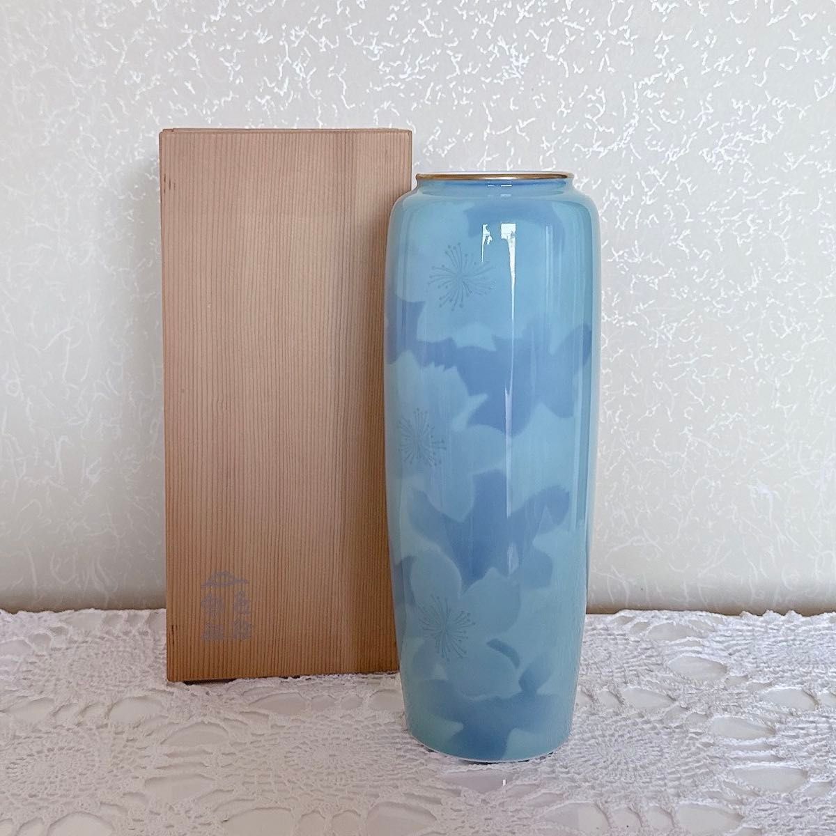 有田焼 深川製磁 官窯染付 花瓶 蘭花紋 | Shop at JDirectItems