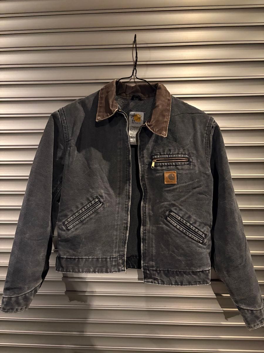 USA製　カーハート　ブラック　アクティブジャケット　デトロイト　サンタフェ Carhartt カーハート アクティブジャケット 90s 00s デトロイト