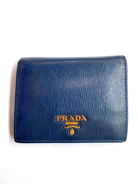 PRADA ミニ財布 青 BULL プラダ | Shop at JDirectItems Fleamarket 