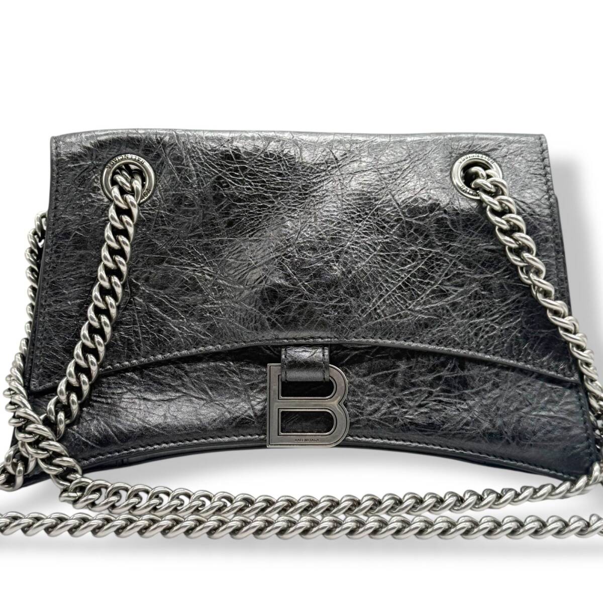 BALENCIAGA バレンシアガ CRUSH デニム チェーンバッグ スモール BALENCIAGA バレンシアガ CRUSH デニム チェーンバッグ スモール