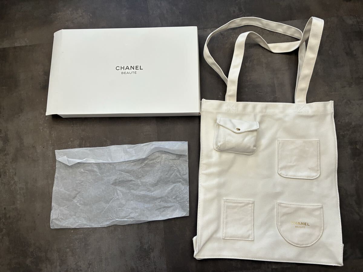 新品未使用品】CHANEL ノベルティ リネン トートバッグ 麻 エコバッグ