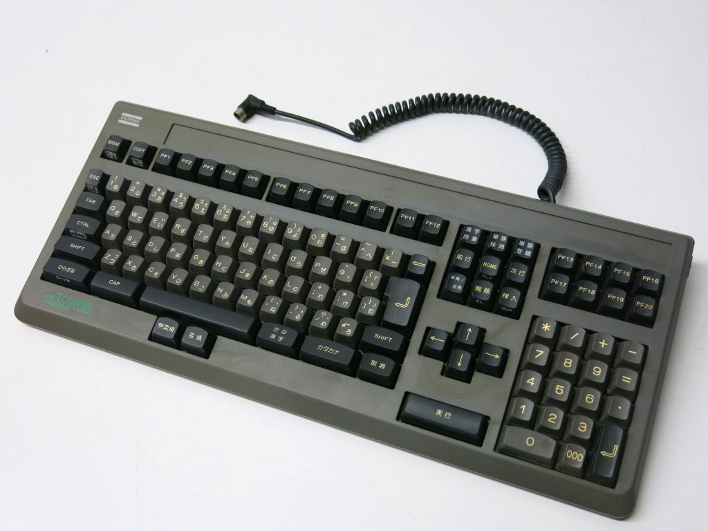 FM-TOWNS用 キーボード・マウス・ジョイパッドセット Yahoo