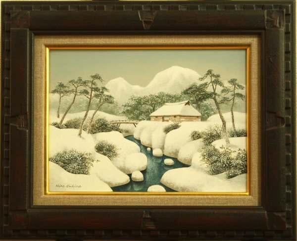 真作保証 T.HIKINO 曳野豊重『パリの街並』肉筆 油彩画 直筆サイン入り