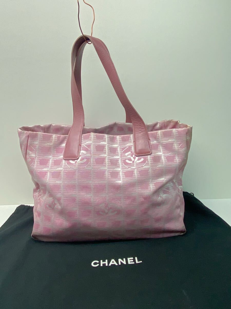 CHANEL ニュートラベルライン ハンドバッグ 2way ピンク系 ショルダー