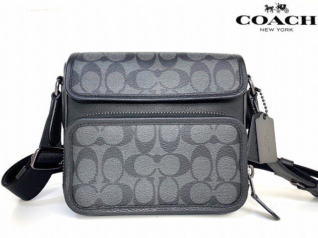 極美品☆送料無料☆ コーチ COACH イーサン シグネチャー ボディバッグ