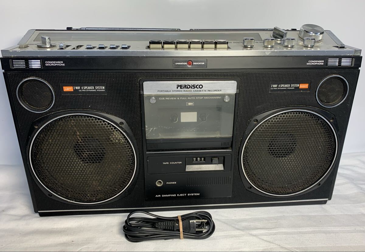 昭和レトロ☆HITACHI 日立 PERDISCO パディスコ TRK-8180 FM⁄AM