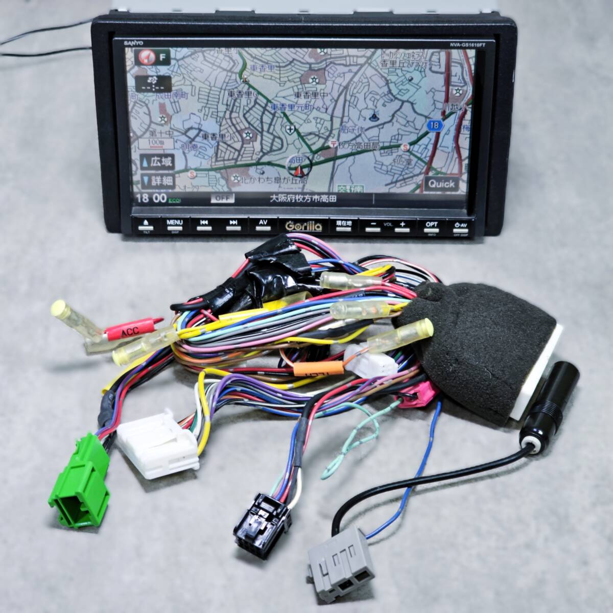 サンヨー ssdナビ NVA-GS1610FT 動作確認済 NVA-GS1610FT SANYO 