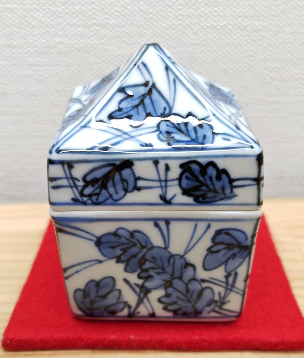 逢絢亭・新品】茶道具 蓋置 京焼 青楓蓋置 平安昭阿弥 高野昭阿弥 共