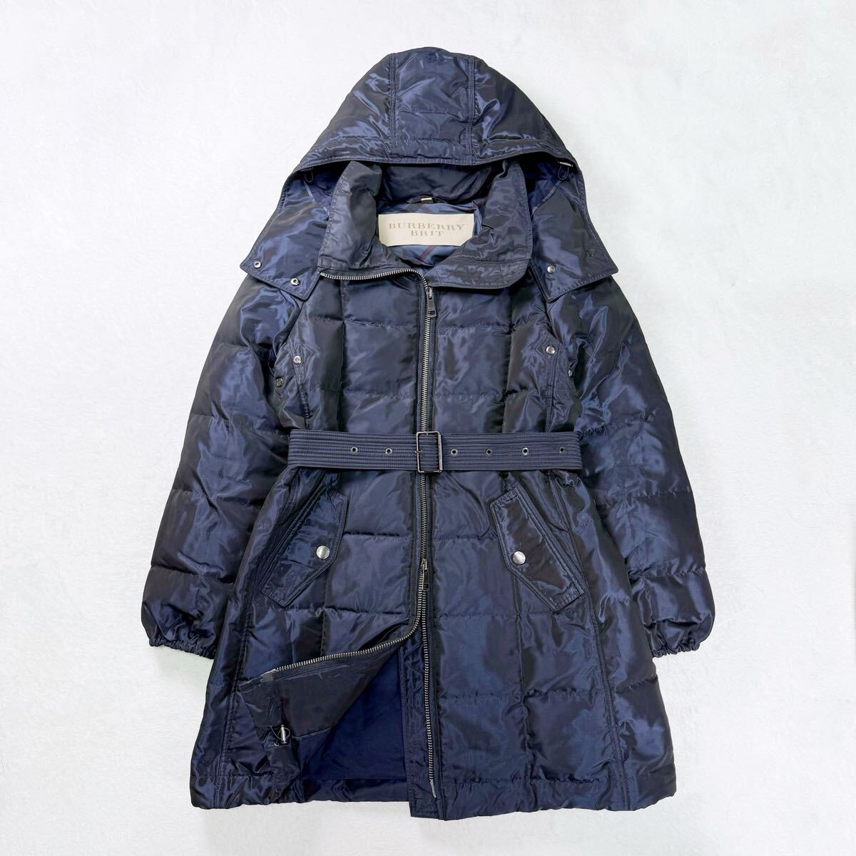 極美品/伊製】HETREGO エトレゴ フードライナー Aラインシェイプダウン 