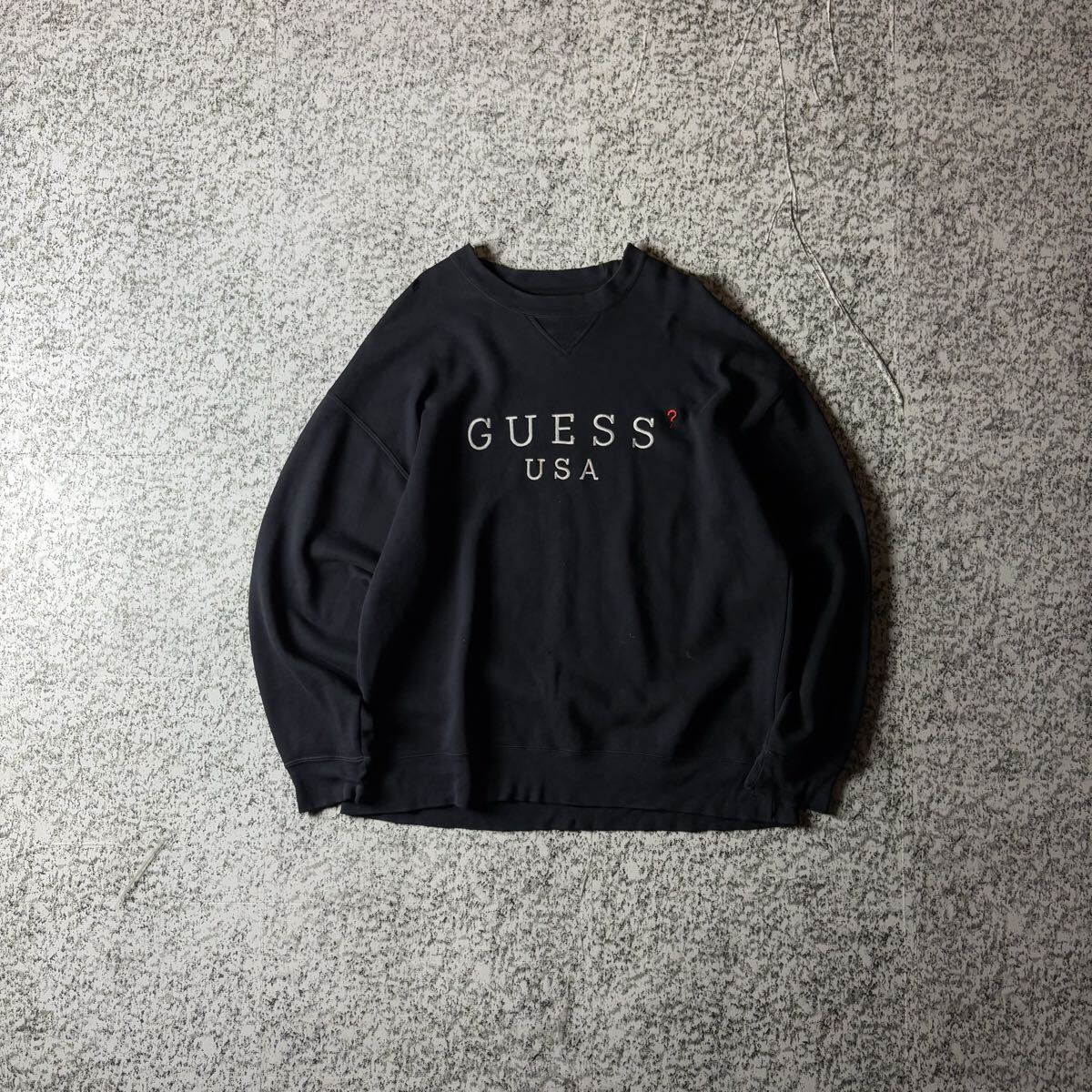 90s CAT Diesel Power ボロ ダメージ フェード フーディー ブラック L