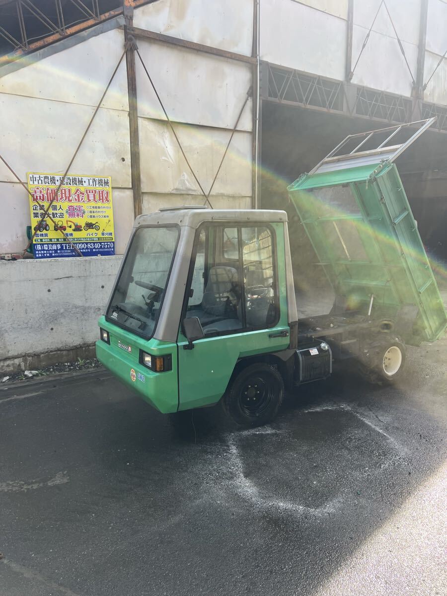 運搬車　ダンプ　4WD キャニコム 運搬車 BK66TDPS（セル無） 乗用クローラ 油圧ダンプ 北国