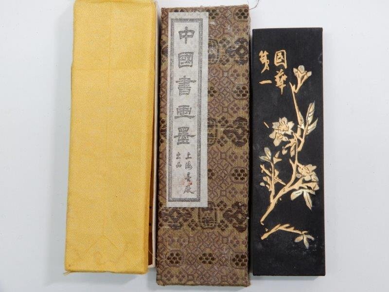 6G 青墨 特制松烟 上海友誼商店 重量50.15g 中国墨 唐墨 古