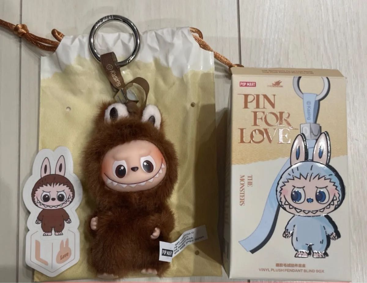 PIN FOR LOVE イニシャル ラブブ H POPMART ポップマート LABUBU