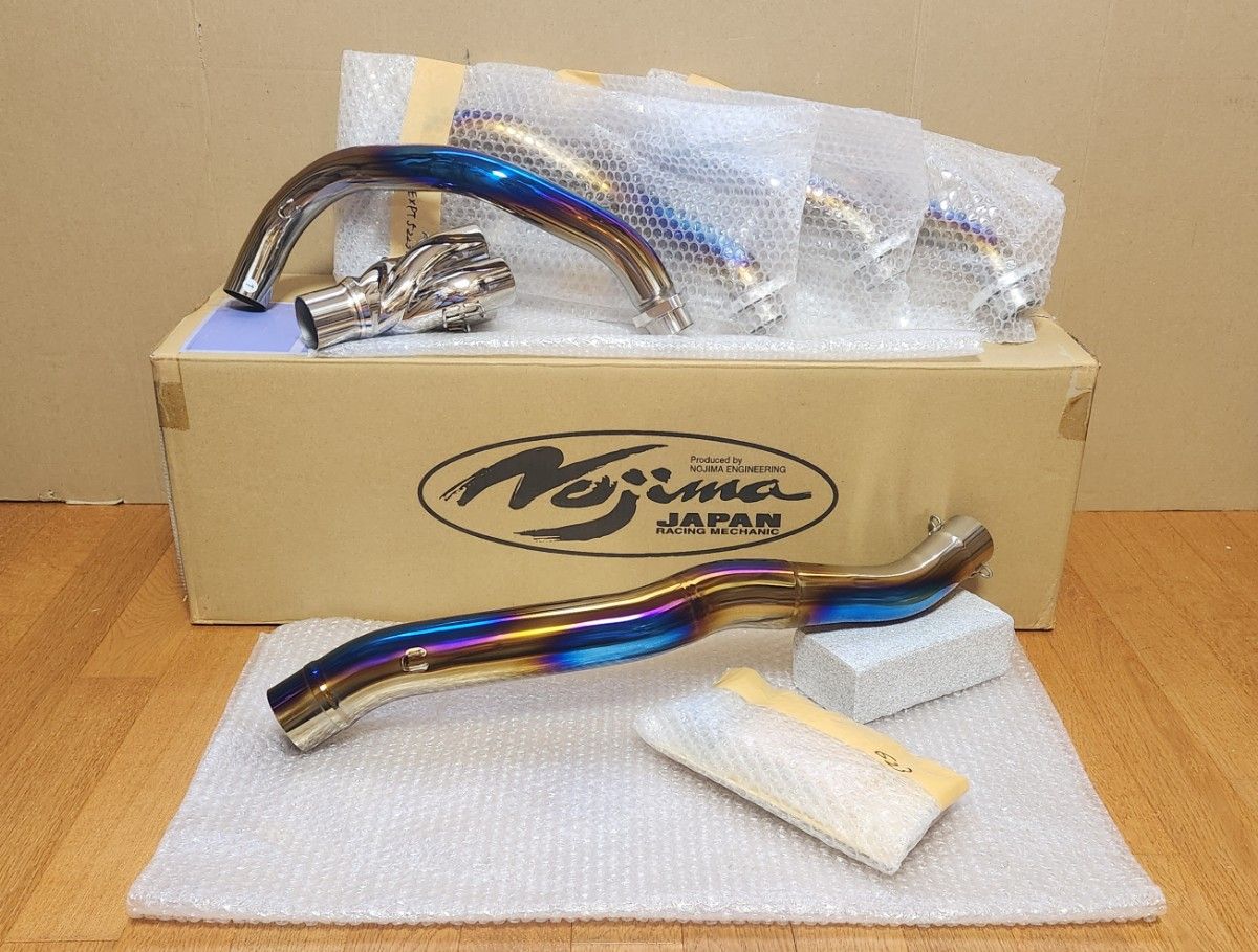 ZRX1200daeg ノジマエンジニアリング 中間パイプ 触媒 車検用 ダエグ