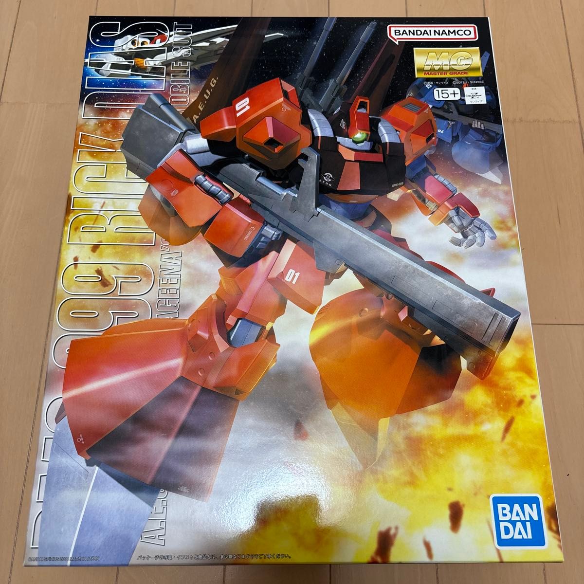 MGリックディアスクワトロ機 キャンディーグラデーション塗装完成品