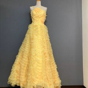 Mille Fusion ウエディングドレス size：9T特 カラードレス イエロー 201113-20-82