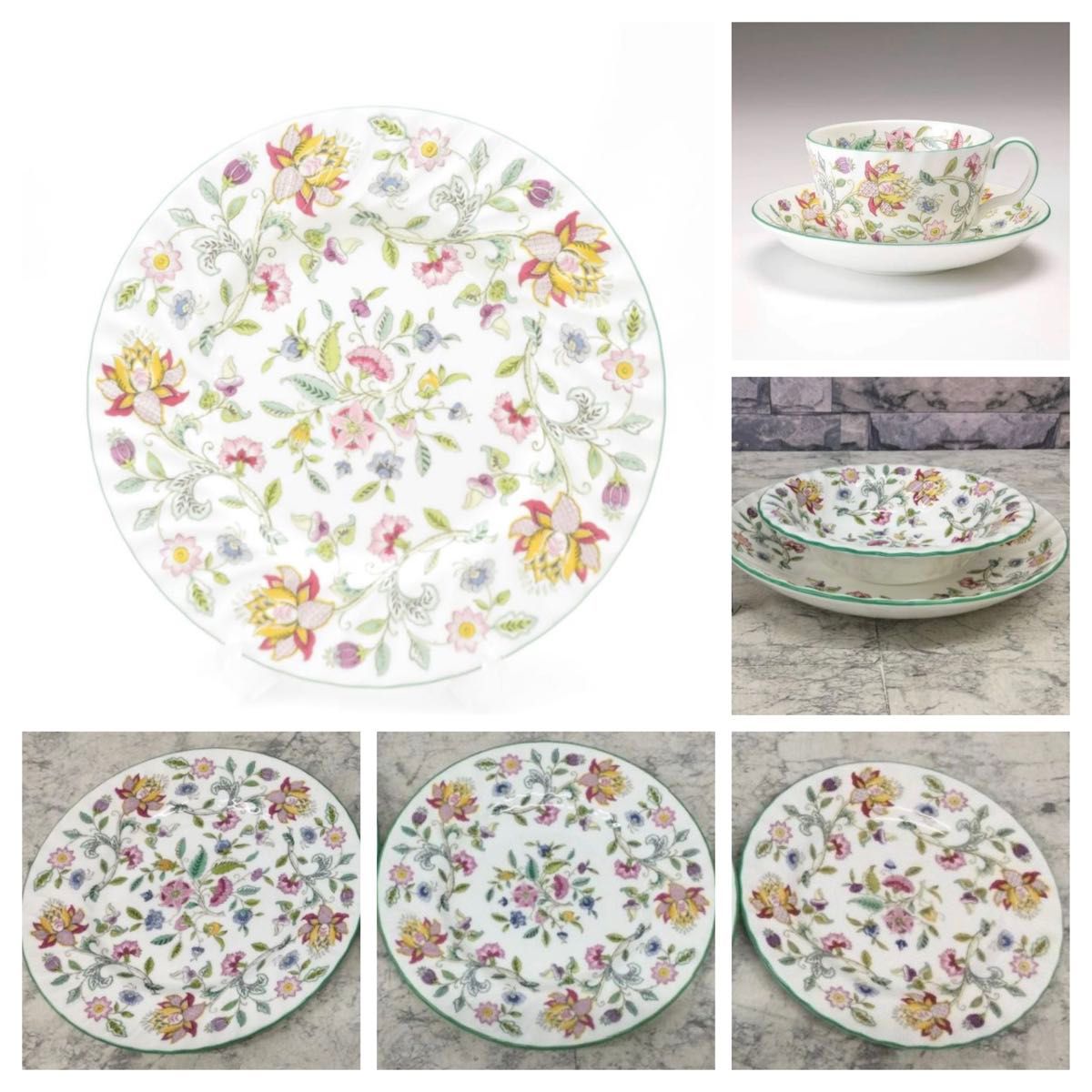 MINTON ミントン HADDON HALL ハドンホール 洋食器 計35点 MINTON ミントン HADDON HALL ハドンホール 洋食器 計35点 グリーン