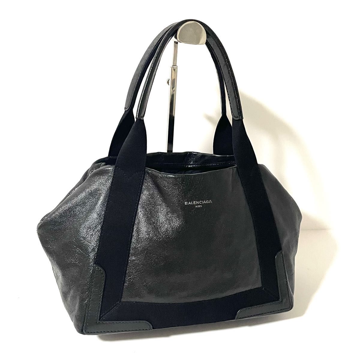 BALENCIAGA バレンシアガ ◇ 339933 オール レザー 皮 革 皺