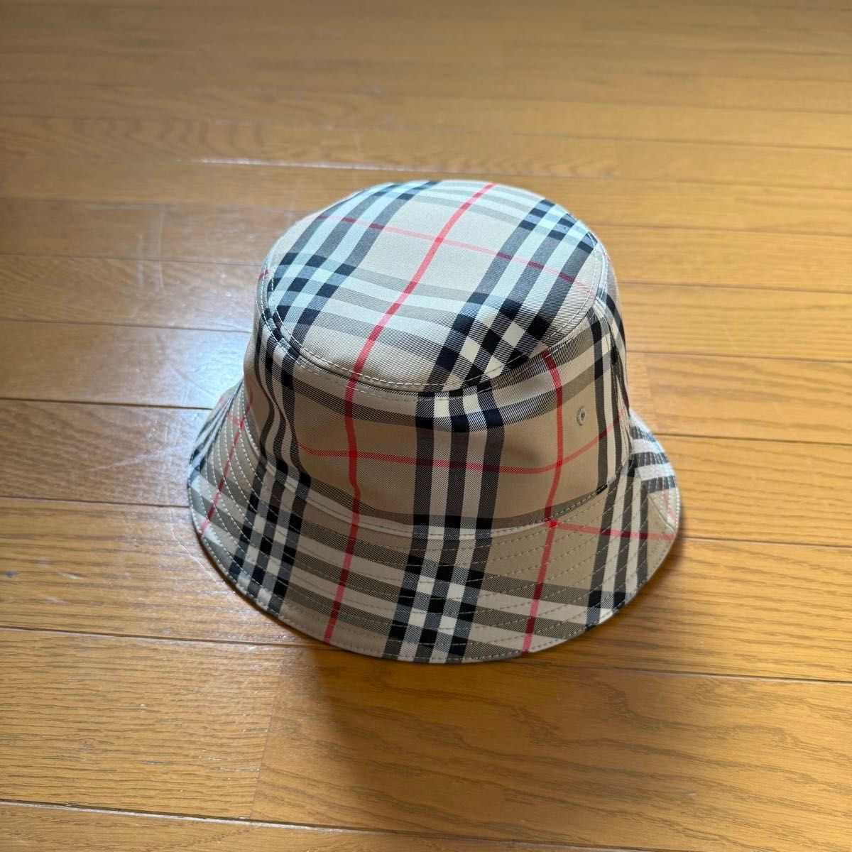 BURBERRY チェック柄 ハット 美品 BURBERRY チェック柄 バケットハット - メルカリ