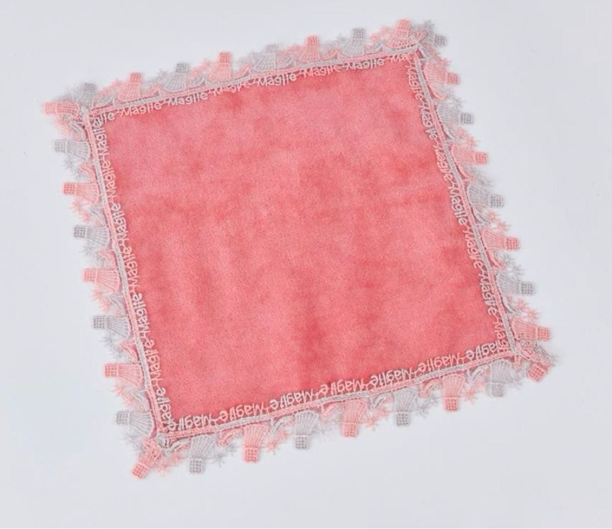 新品未使用】近沢レース タオルハンカチ 折り鶴 コーラルピンク | Shop