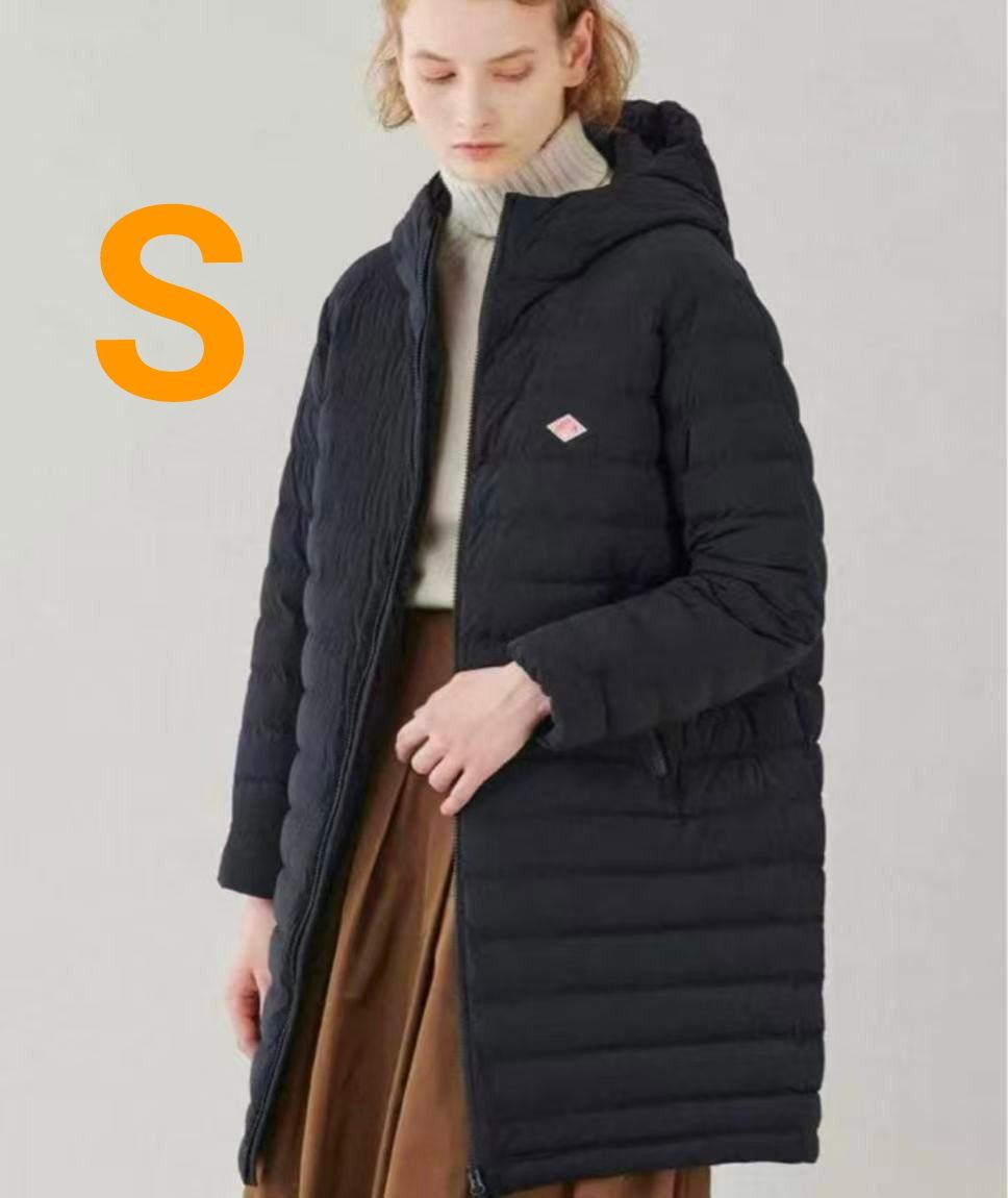 DANTON フーデッド ダウンコート ライトベージュ レディース S