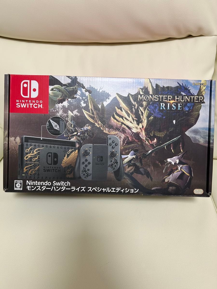 ジャンク】Nintendo Switch Proコン モンスターハンターライズ（箱あり
