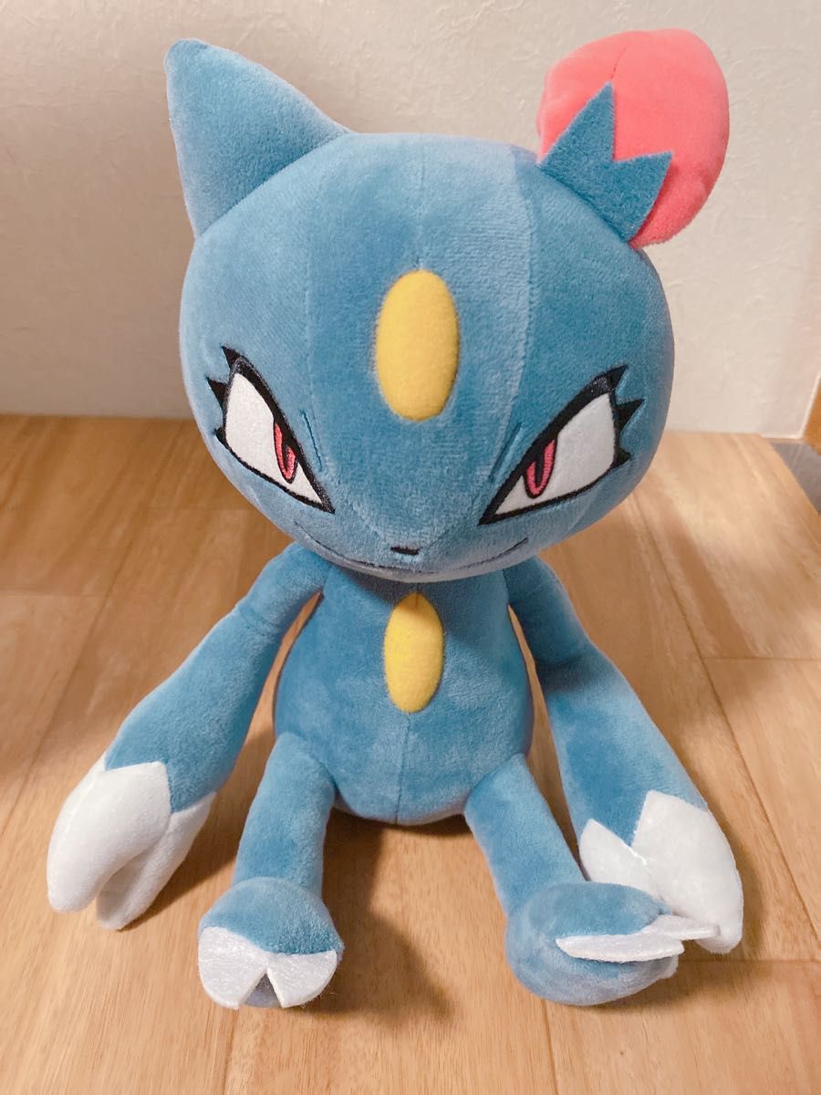 中国限定】ポケモンカードゲーム チコリータ可動ぬいぐるみ 頭の葉っぱ