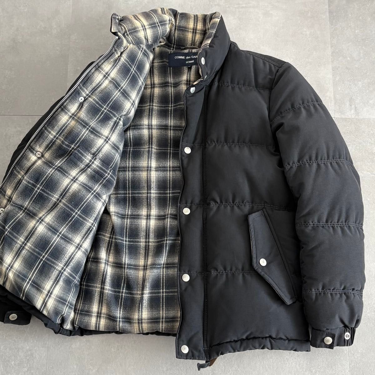 COMME des GARCONS HOMME コート ナイロンツイル × 多素材 MIX コート