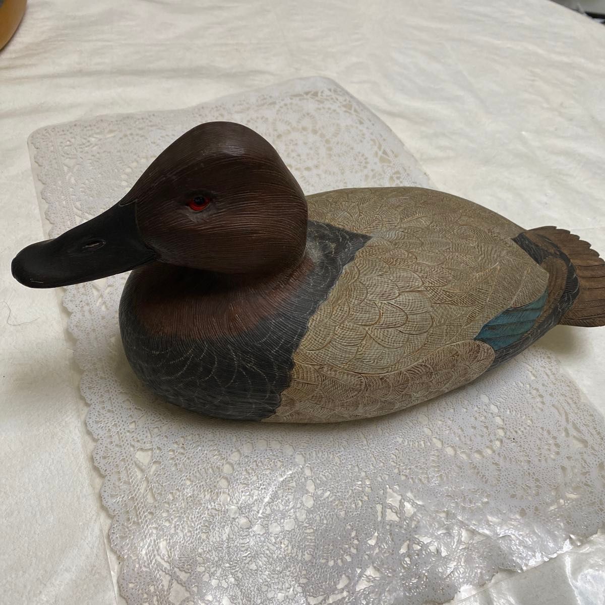 木彫鳥 デコイ 鴨アヒル 民藝 オブジェ 枯れ木 家具 民藝 サルベージ
