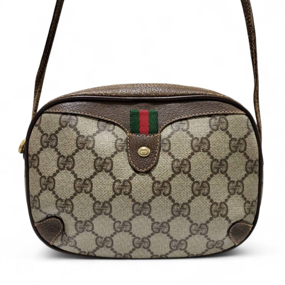 GUCCI オールドグッチ GGスプリーム シェリーライン ポーチ クラッチ