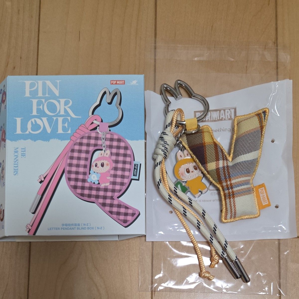 ラブブ PIN FOR LOVEシリーズ アルファベットチャーム Qポップマート 