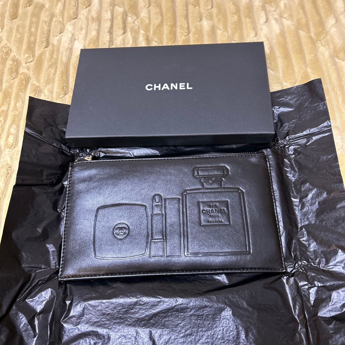 CHANEL キルティング ポーチ ノベルティ 化粧ポーチ シャネル | Shop
