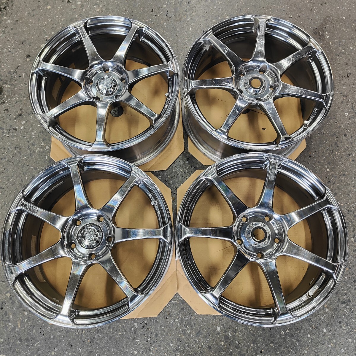 YOKOHAMA AVSモデル7 MODEL7 15インチ 6.5J 4穴PCD100 6.5JJオフセット 
