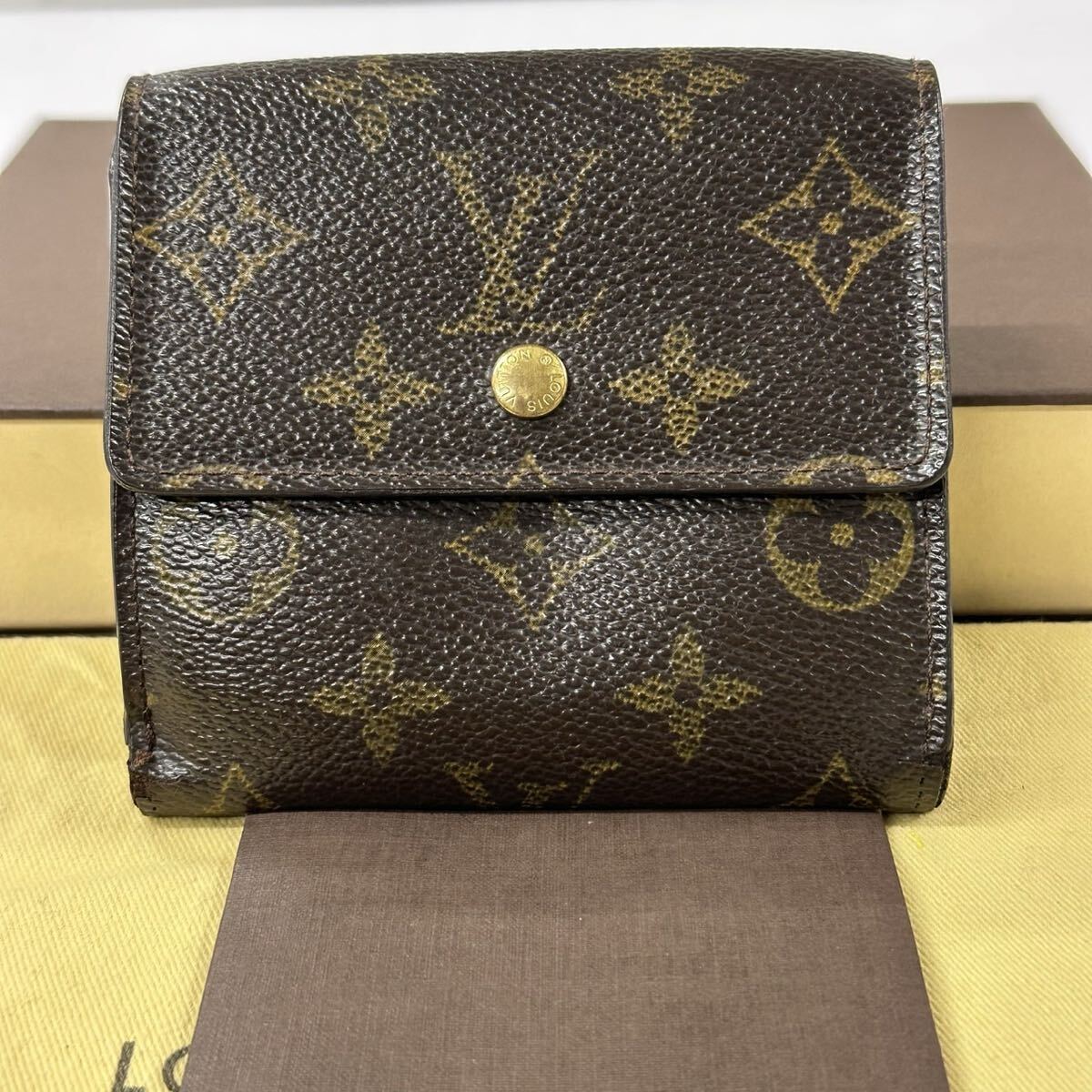 LOUIS VUITTON ルイヴィトン ダミエ ポルトフォイユ エリーズ 折り財布
