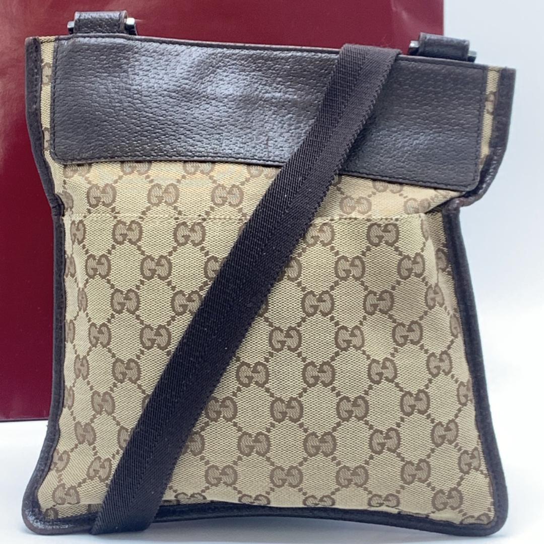 GUCCI グッチ シェリーライン ショルダーバッグ メッセンジャーバック
