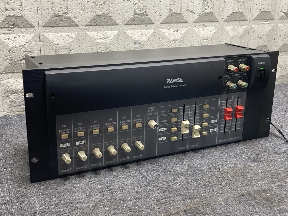 RAMSA WR-X102 オーディオミキサー RAMSA WR-X102 オーディオミキサー 【公式通販】