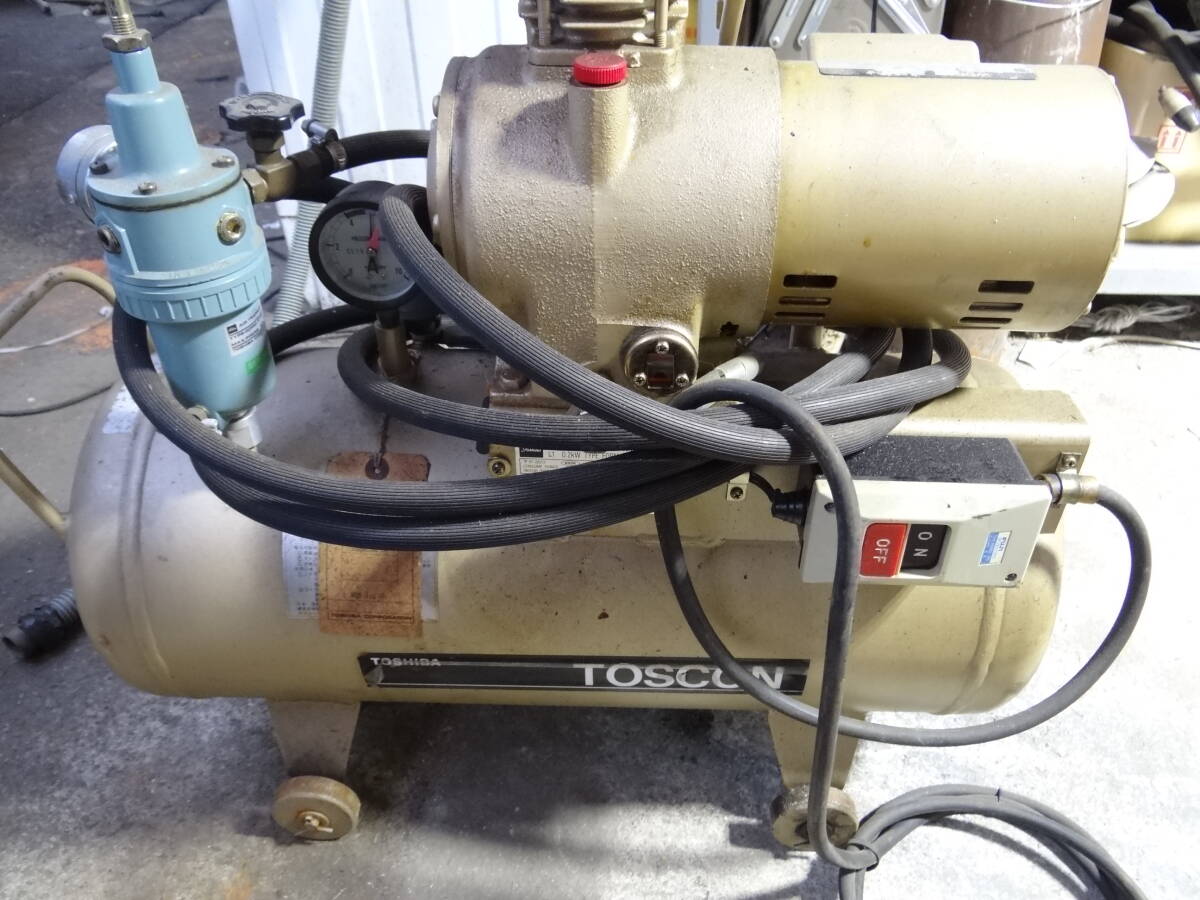 コンプレッサー 中古機械 - 木村刃物販売株式会社 7d112【中古品】東芝 