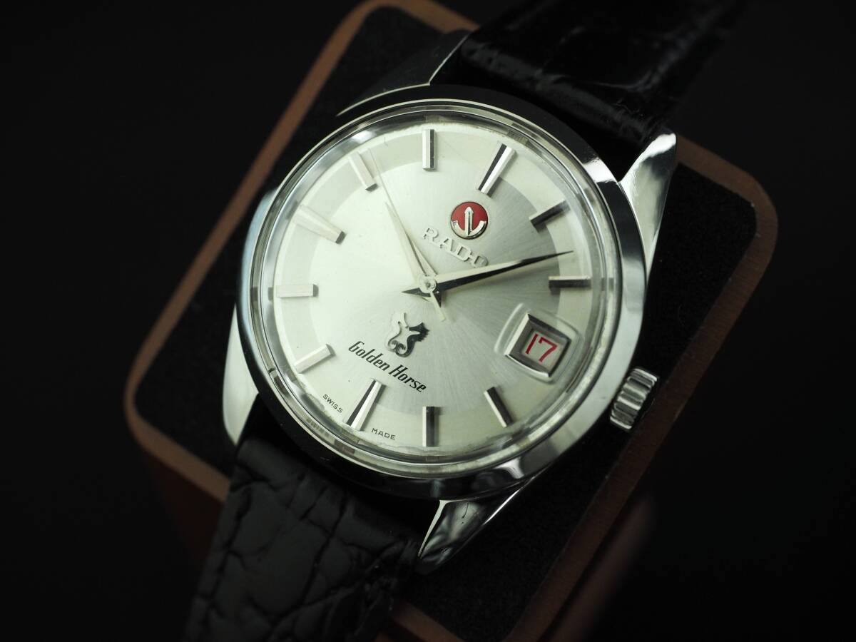 OH済 RADO ラドー バルボア 高級スイス製クォーツ腕時計 電池交換済 