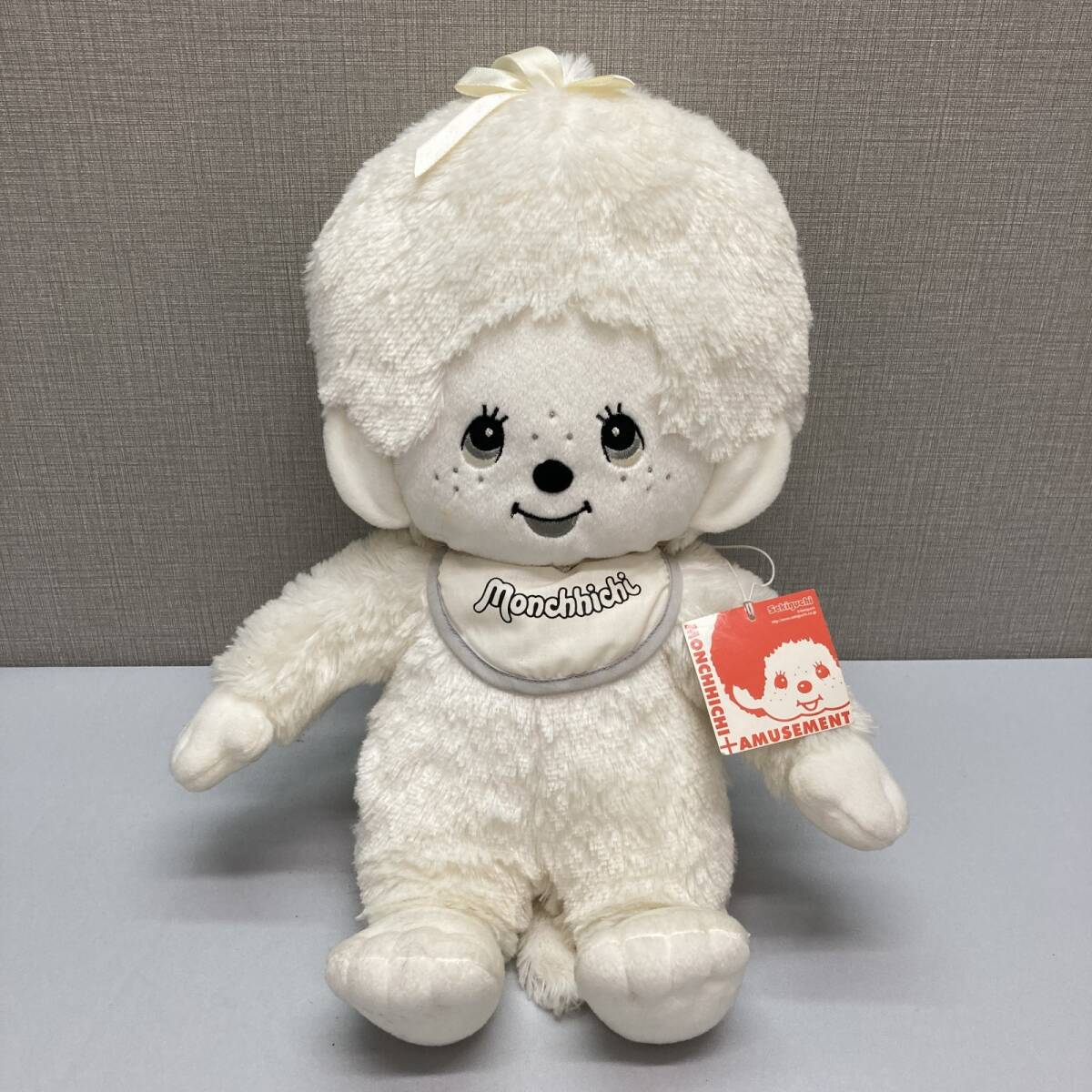 モンチッチ　MCC GIRLS S ホワイト　女の子　セキグチ モンチッチMCC 希少☆モンチッチ☆MCC Girls（ラメ入り）☆ホワイト