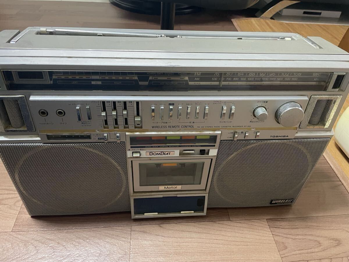 東芝 ジャンク ラジカセ