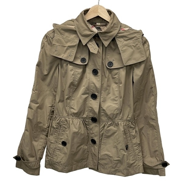 美品 BURBERRY BRIT バーバリーブリット ショートトレンチコート