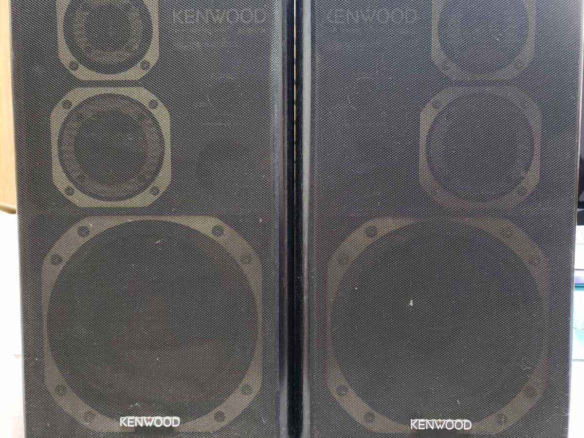 KENWOOD SW-7 サブウーハー 操作パネルシート剥がれ エッジ割れ
