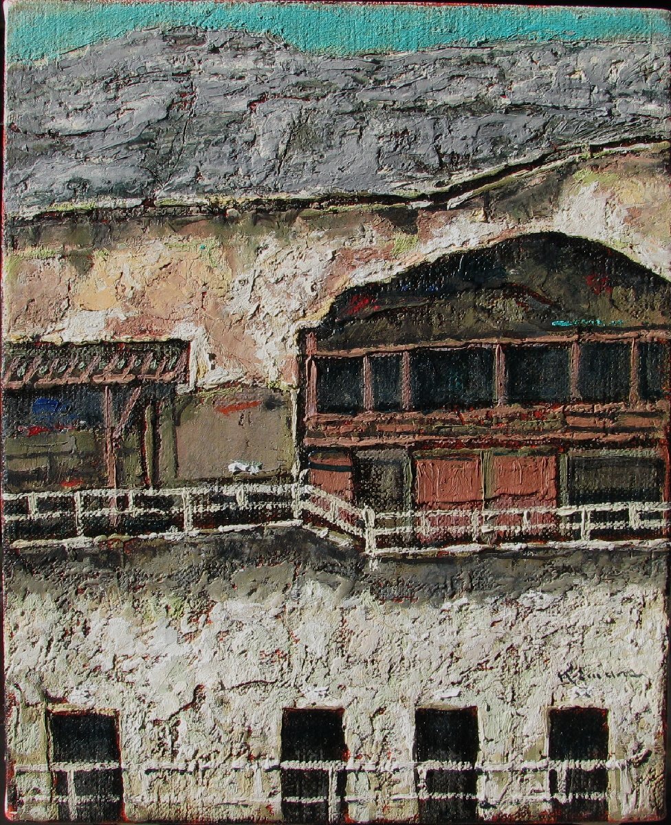 真作保証 T.HIKINO 曳野豊重『パリの街並』肉筆 油彩画 直筆サイン入り 真作保証 T.HIKINO 曳野豊重『パリの街並』肉筆 油彩画 直筆サイン入り