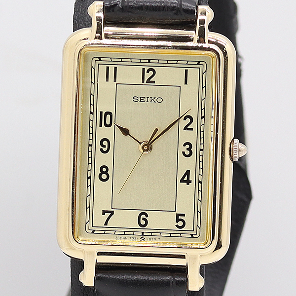 動作確認済 SEIKO セイコー クオーツ 時計 7321-5410 純正尾錠 【公式 