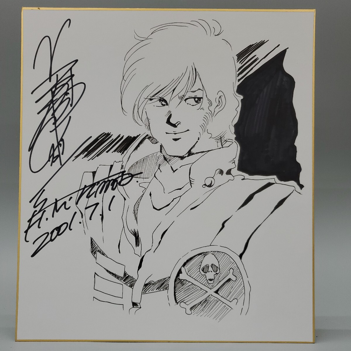 【希少】田島直　直筆イラスト・サイン色紙　NAOTAJIMA　一点物 メイド Search 激レア! 田島直 直筆 フルカラーサイン色紙 NAOTAJIMA 一点物