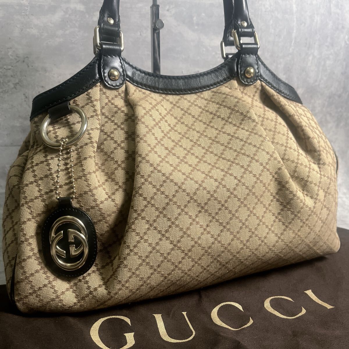 Yahoo!オークション 204913☆1円スタート☆GUCCI グッチ 美品 バンブー 