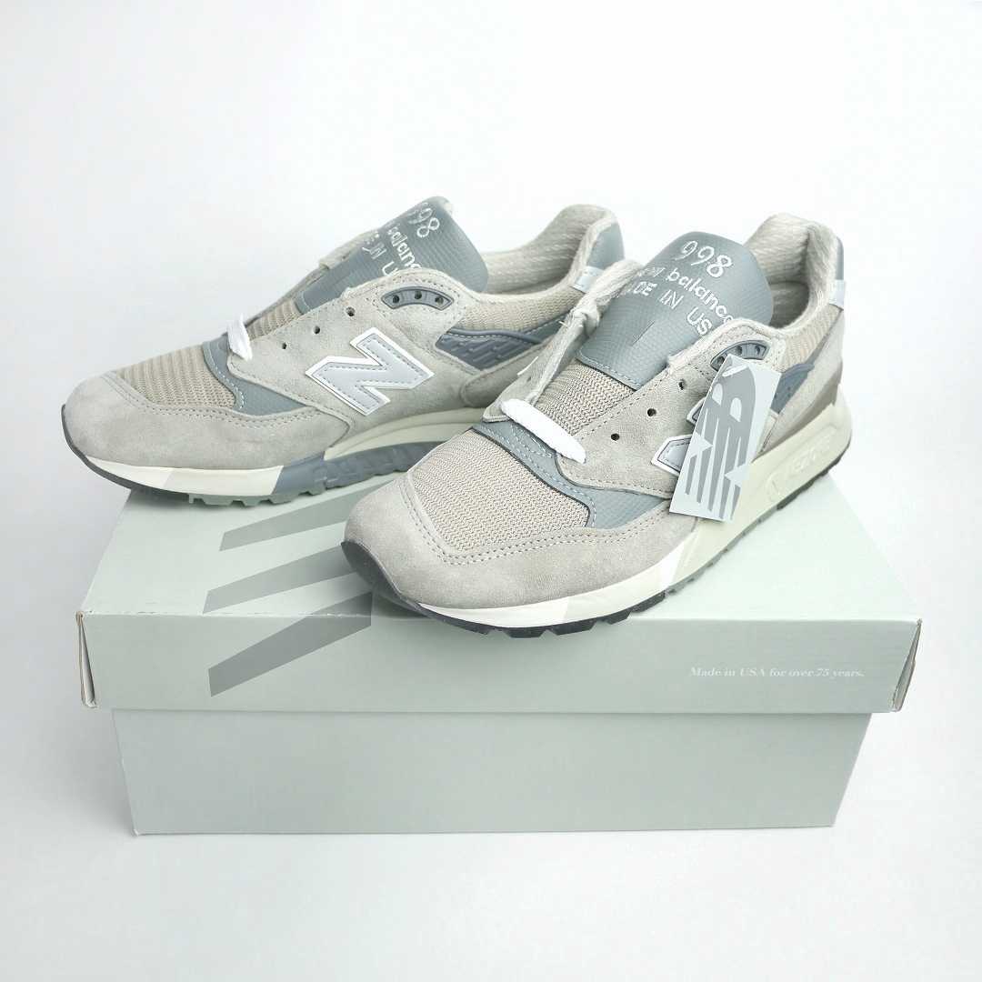 ニューバランス 正規品 998 GRAY 26.5cm NEW BALANCE U998GR SUEDE 