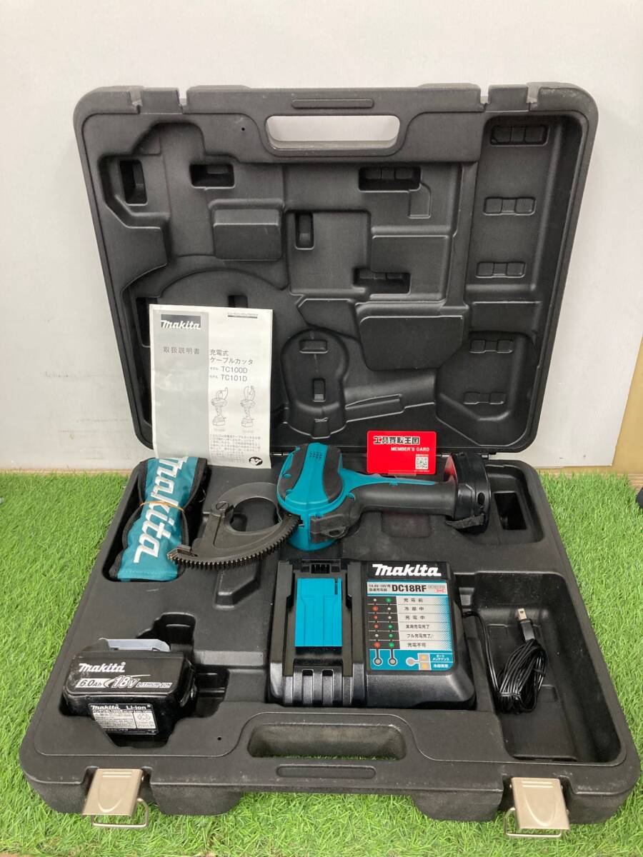 美品 マキタ◇充電式圧着機 18V 6.0Ah◇TC300DRG DrG\