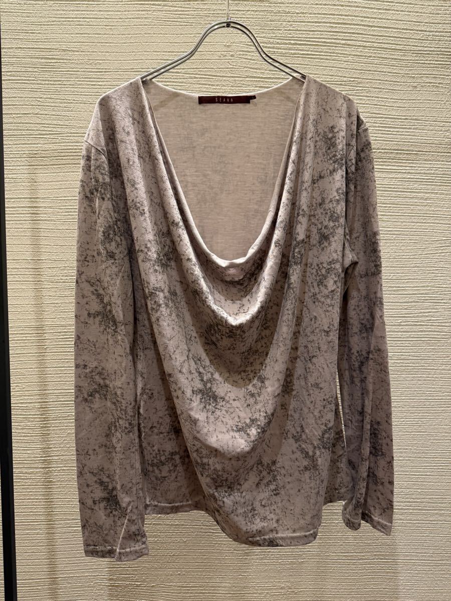 00s civarize drape long sleeve t-shirt Japanese label brand